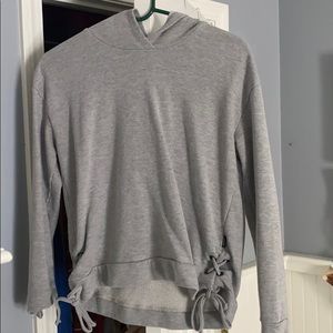 Gray sweatshirt